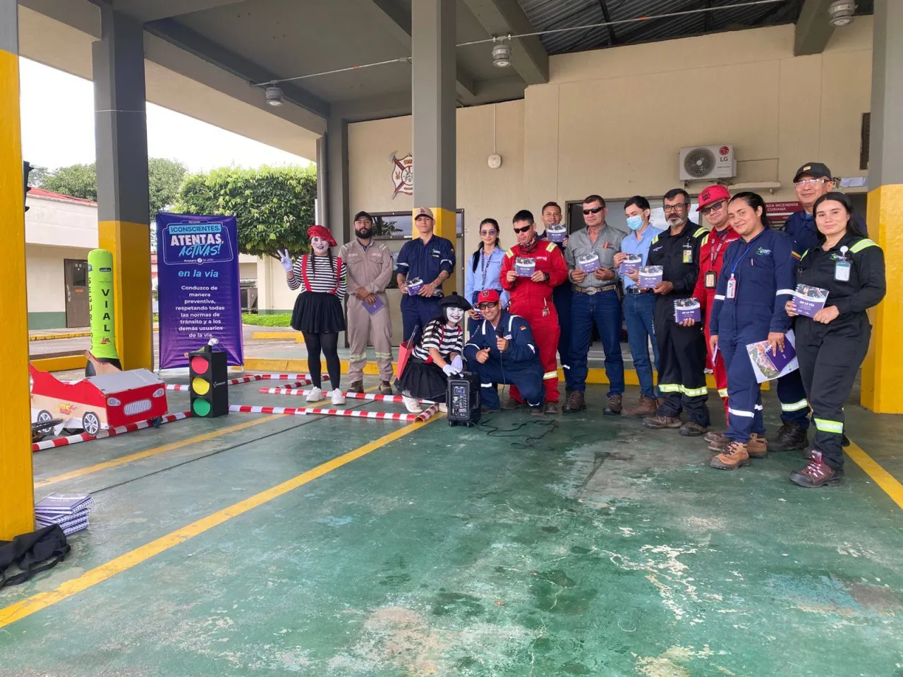 Jornada de acompañamiento con personal de un cliente en campo